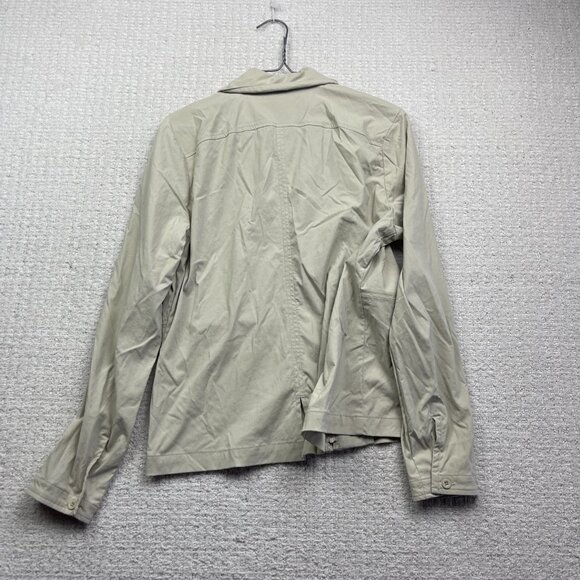 Royal Robbins Women’s Sz M Lightweight Windbreaker Beige Zip Up Jacket Outdoor - Picture 11 of 14